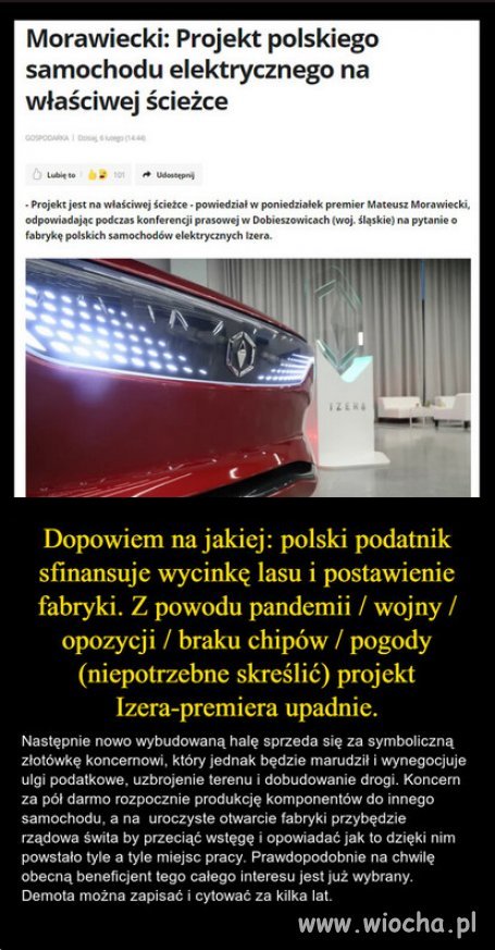 Tak na tej samej, co CPK Baranów i podobne ''inwestycje''