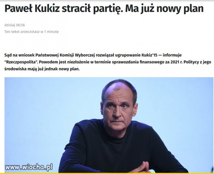 Mr Szmata będzie startował z list PIS!!!