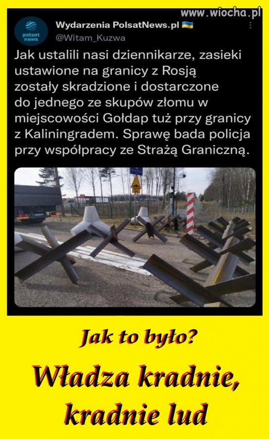 Władza kradnie, kradnie lud   