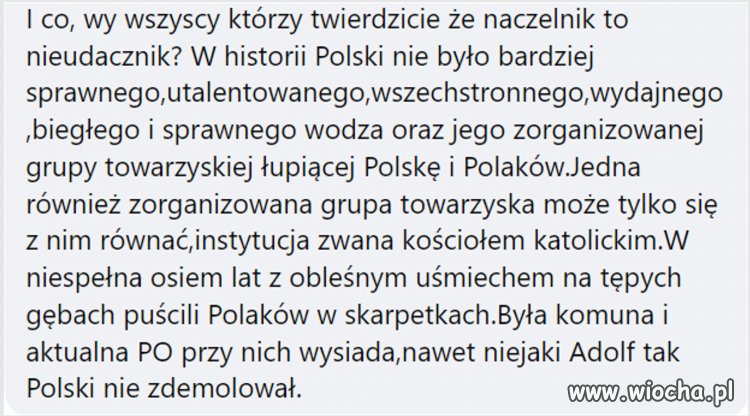 Pan naczelnik i jego zorganizowana