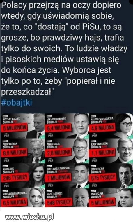 PiS kupil poparcie za grosze a sam kradnie miliardy!