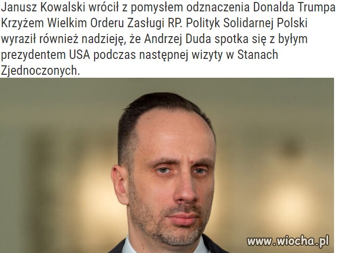 Ktoś coś słyszał o zasługach Trumpa dla Polski?