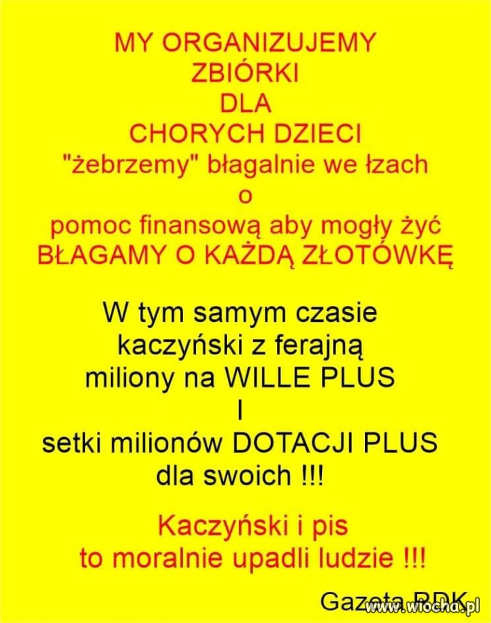 A my organizujemy zbiórki...