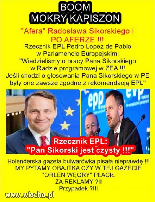 To miało przykryć aferę Willa+ i złodziejstwo PiSu