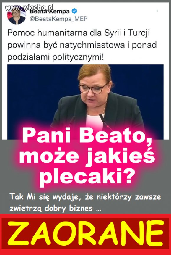 Beata ty się lepiej w tej kwestii nie udzielaj