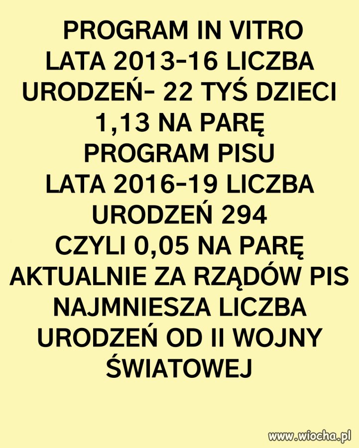 A taki prorodziny rząd...