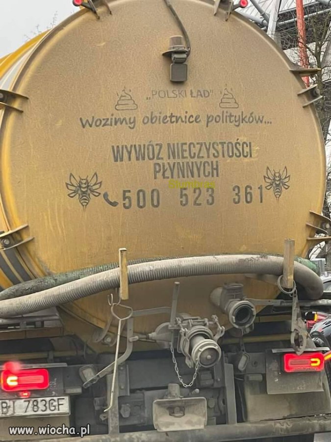 Firma opróżniająca szamba tak swoje nowe usługi reklamuje…