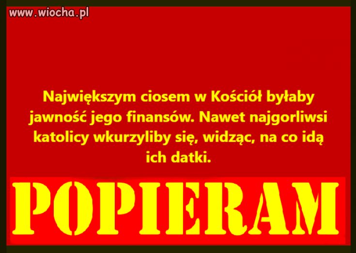Tak powinno być od dawna