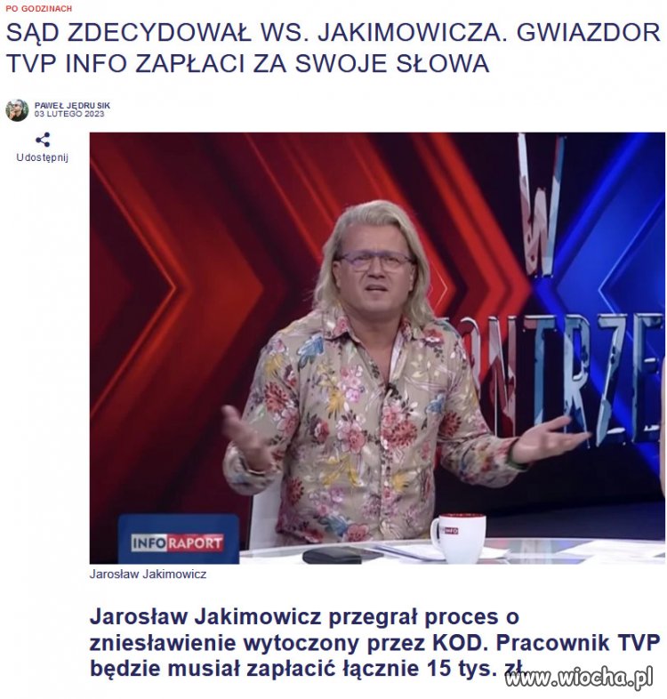 Igrał, igrał, aż się doigrał.
