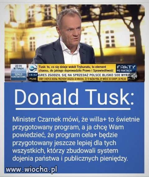Trzymam Tuska za slowo...