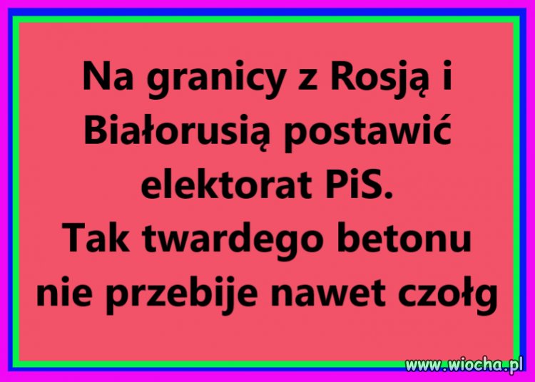 Pomysł na ochronę granic