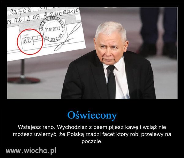 I taki człowiek, defakto rządzi 38 milionowym narodem...