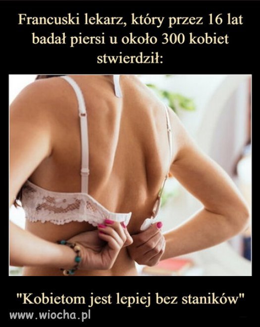 Dzień bez stanika w Polsce obchodzony jest 30 maja.