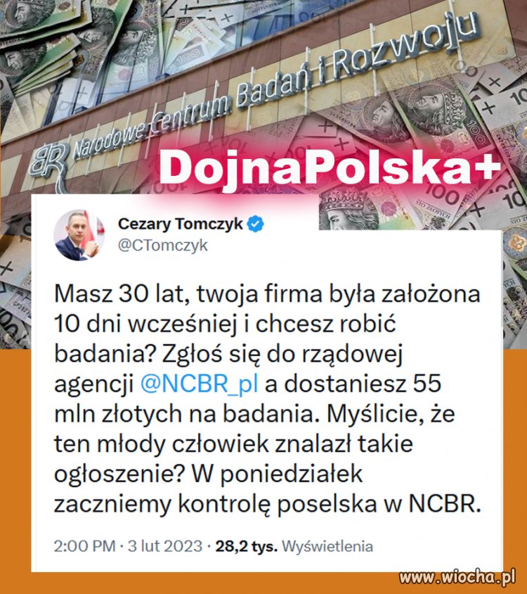 Ciekawe, który polityk PiS za nim stoi
