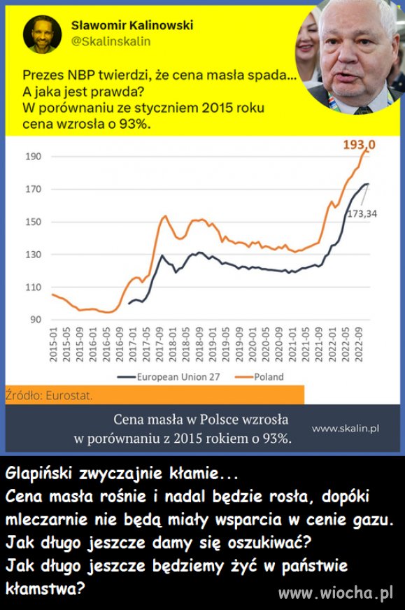 Glapa ty kłamliwy spaślaku