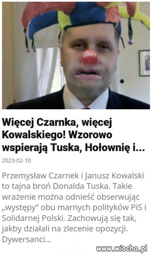 Czarnek i Kowalski to tajna broń Tuska, nikt tak nie ośmieszy PiSu!