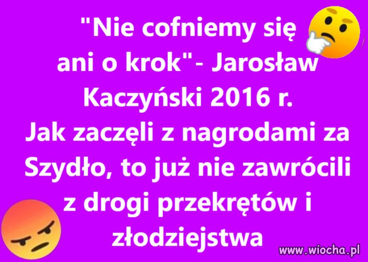 Sami nie cofną się, mamy tego świadomość. 