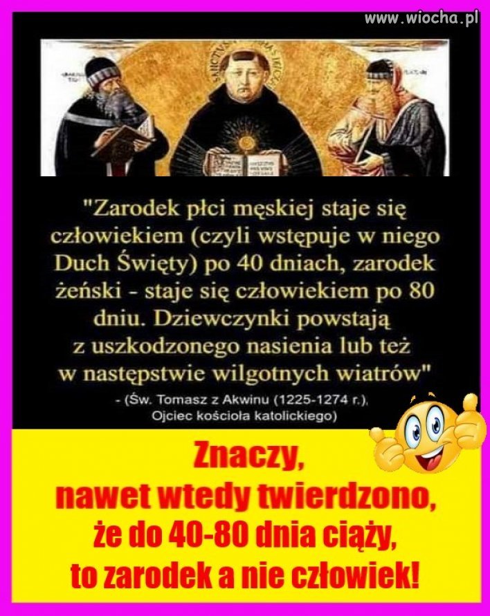 Z cyklu ''złote myśli''  ''nieomylnego'' kościoła katolickiego