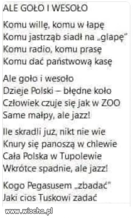 Poezja polityczna na czasie...