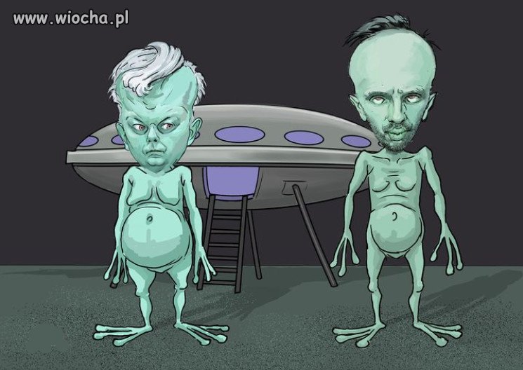 XXI wiek - obcy badają odporność Polaków na glupote