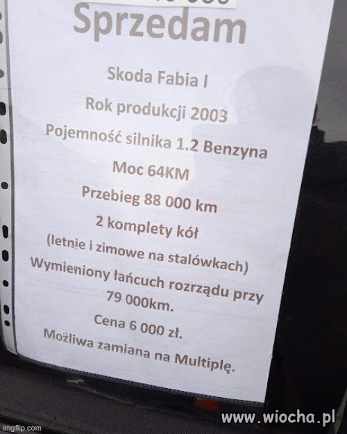 Nawet, jeśli masz Fabię sedan