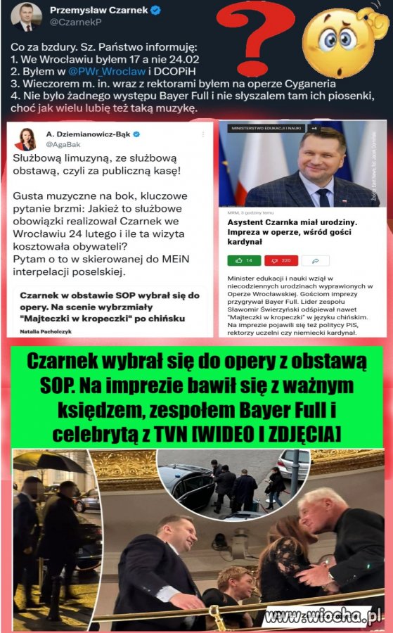 Masz pan taką wiarygodność, że nawet gdyby napisali,