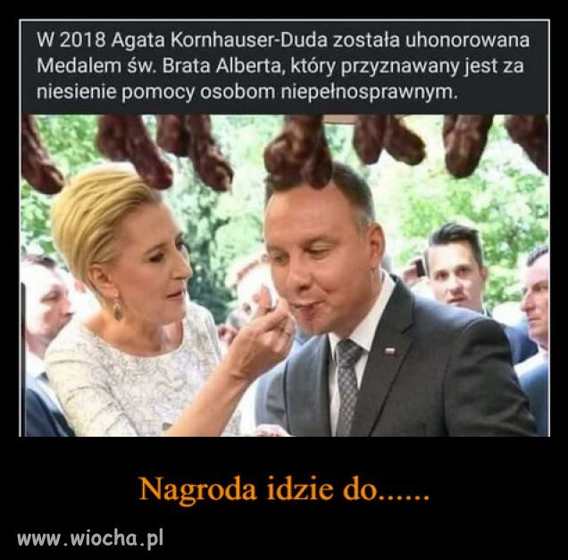 Jej się ten medal po prostu należał za milczenie..