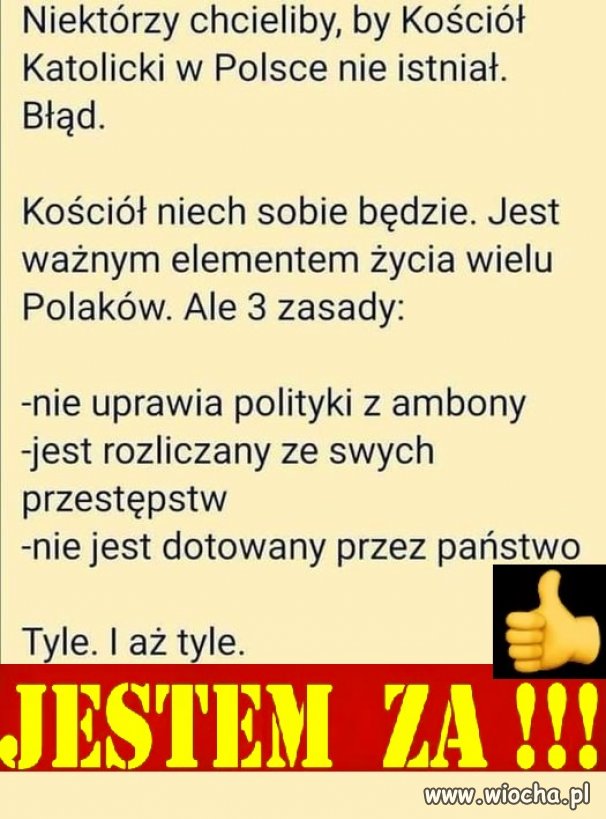 Tak powinno być już dawno