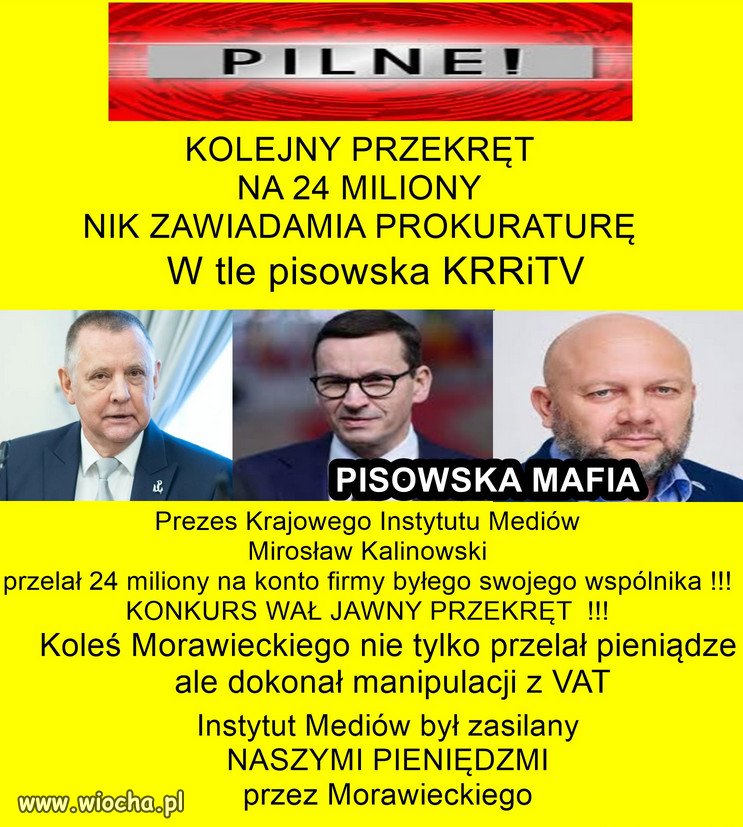 Gdzie nie powąchać PiS...tam smród!