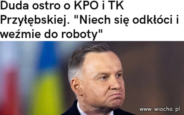 Zapomniał chyba kogo kucharka się słucha