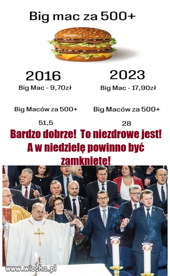 Bardzo dobrze! To niezdrowe jest! 