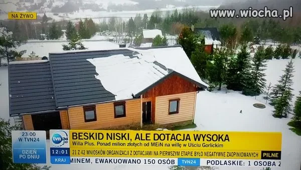 Czarnka chata z dotacją 1mln od MEiN