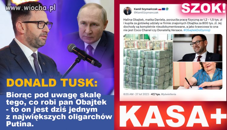 Rodzinny interes Obajtków i radość Putina