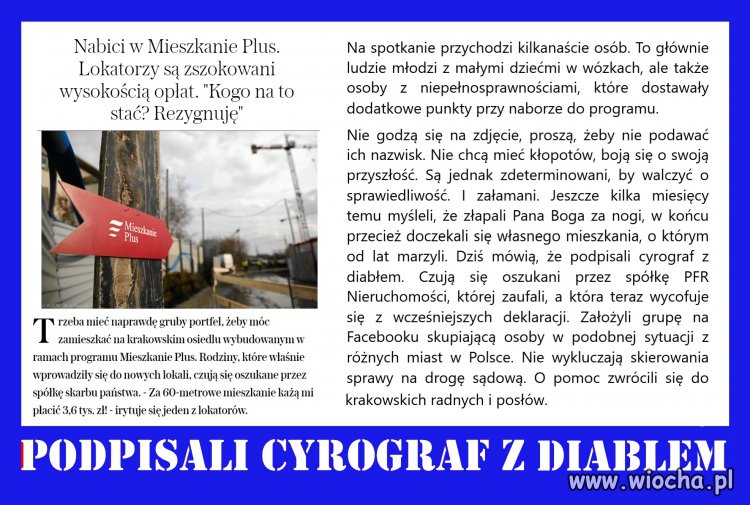 Nabici w Mieszkanie Plus.