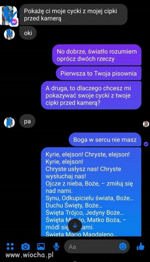 Boga w sercu nie ma.