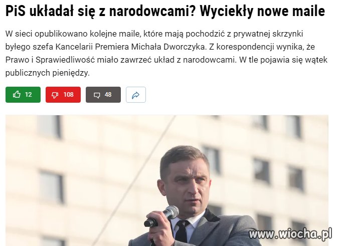 Za pis płacił za ataki na opozycję