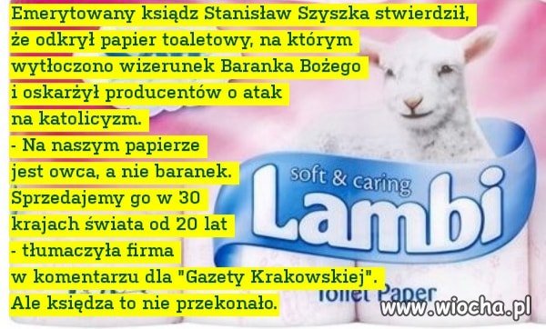 Święta Lambi zbezczeszczona
