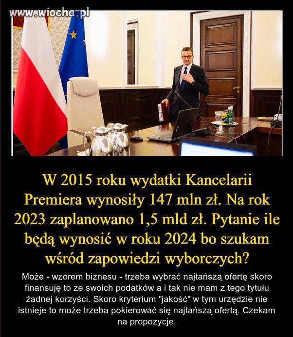 Szydło: wystarczy nie kraść i nie marnotrawić ...