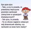 Synek mu się udał