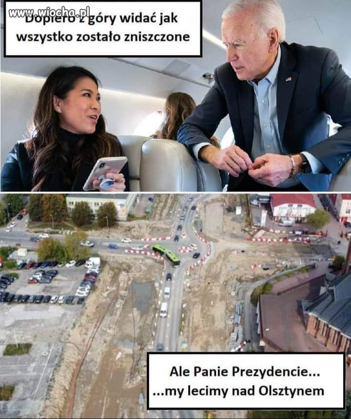 Olsztyn w ruinie