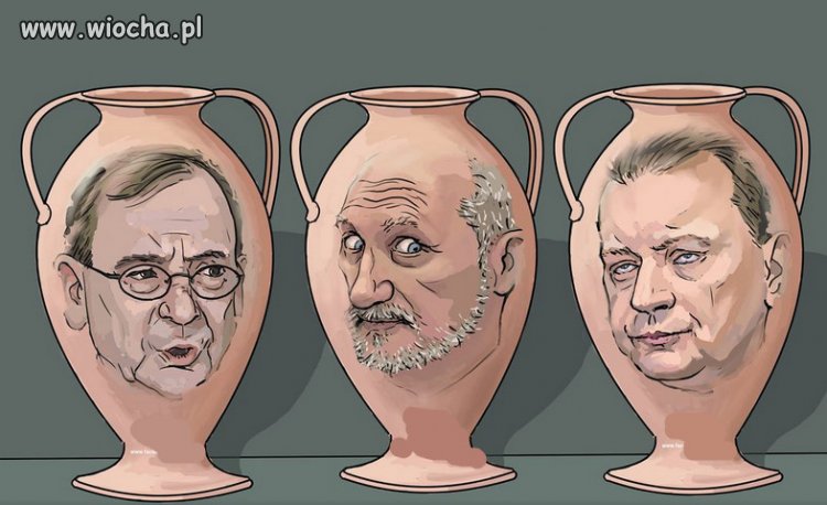 Galeria dzbanów Kaczyńskiego...