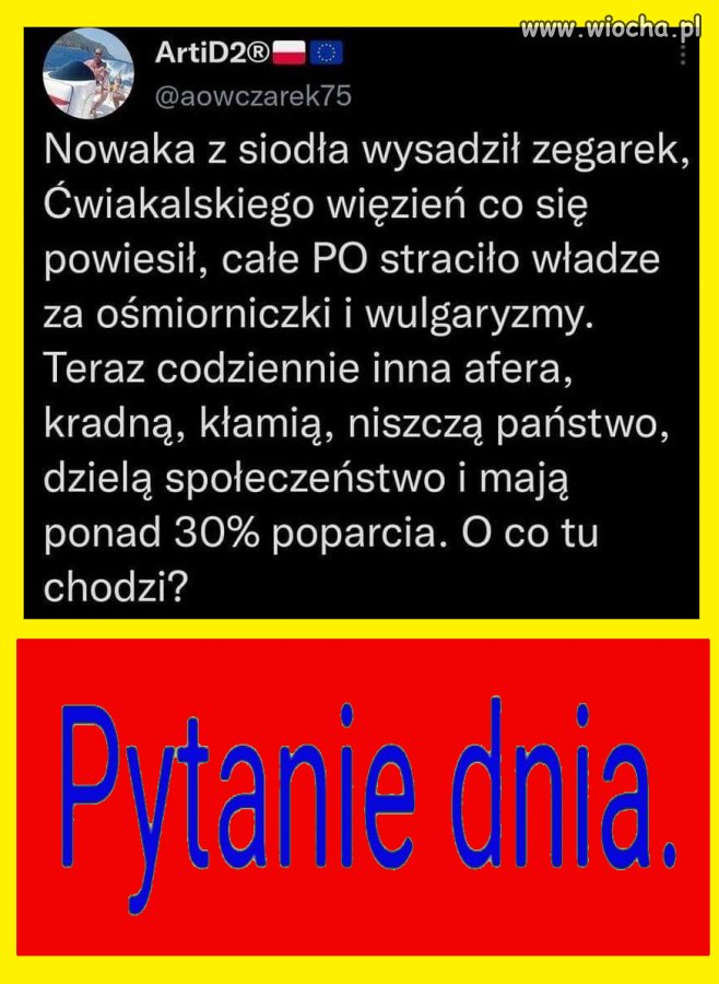 Teraz afera goni aferę a naród cicho siedzi