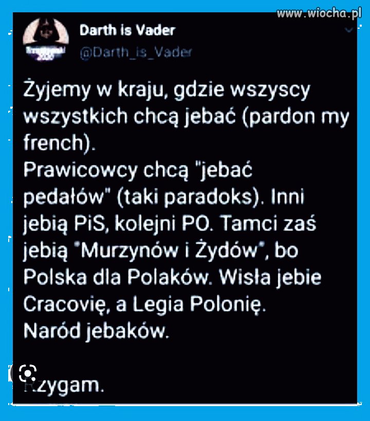 I jak w tym kraju ma być dobrze?