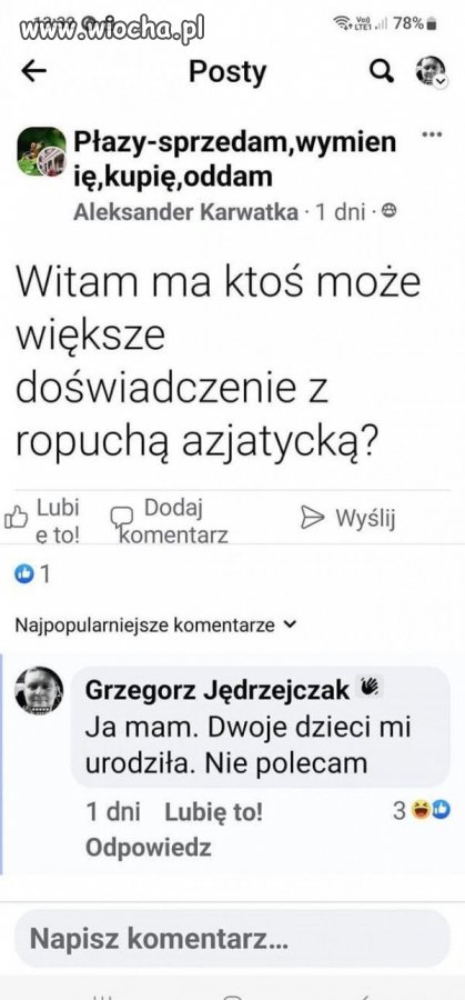 Jest pytanie.