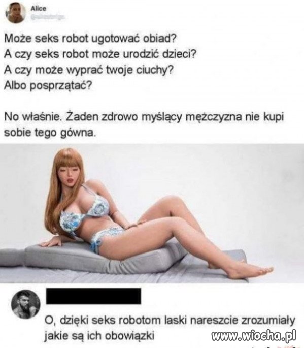 Seks roboty.