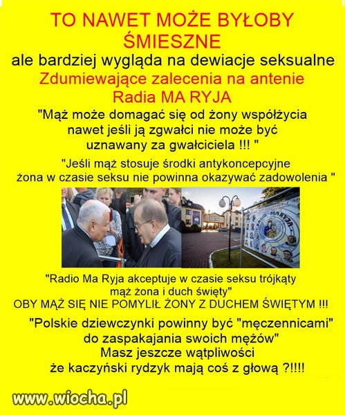 Oszuści Rydzyk i Kaczyński, zmienili Polskę w dom wariatów!