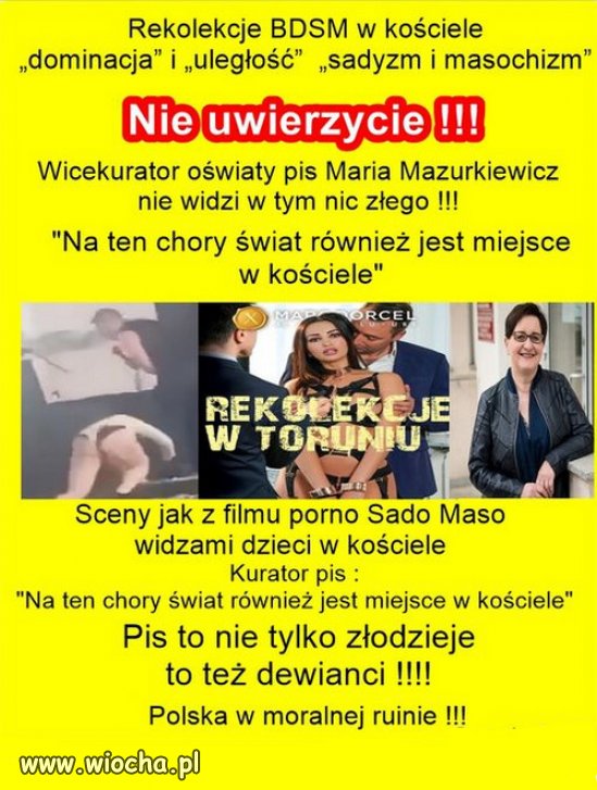Nieodrodna wychowanka Rydzyka!!! "WSZYSCY MAMY POKUSY"