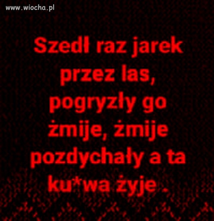 Wierszyk na dziś