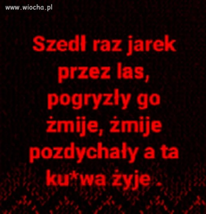 Wierszyk na dziś