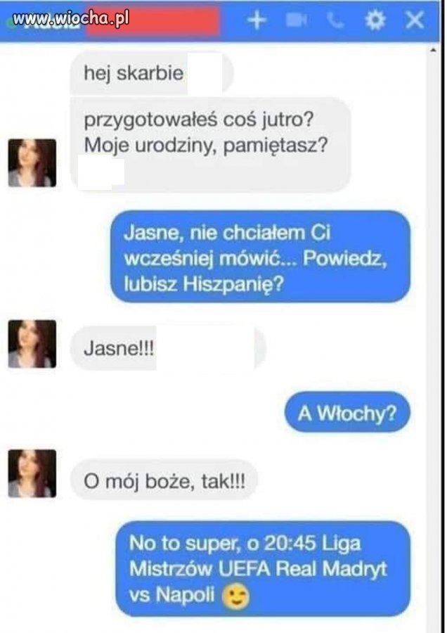 A to jest obowiązek? coś przygotować?